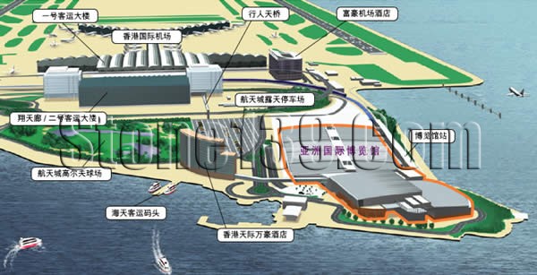 香港亞洲國(guó)際博覽館交通圖導(dǎo)航