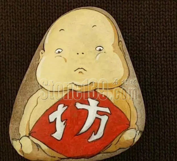 鵝卵石也能變得“萌萌噠”！“石頭畫”引關(guān)注