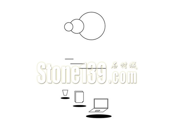 大理石蘑菇桌展示-來(lái)自太陽(yáng)系行星的設(shè)計(jì)靈感