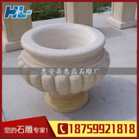 福建石雕花缽 廠(chǎng)家直銷(xiāo) 庭院景觀小區(qū)廣場(chǎng)落地式花缽