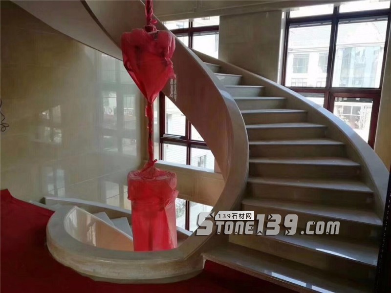 大理49款室內(nèi)大理石旋轉(zhuǎn)樓梯裝飾實例欣賞