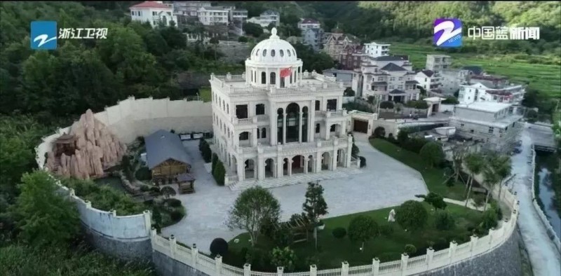 浙江溫州全石材別墅造價(jià)上億，卻因違建被拆除
