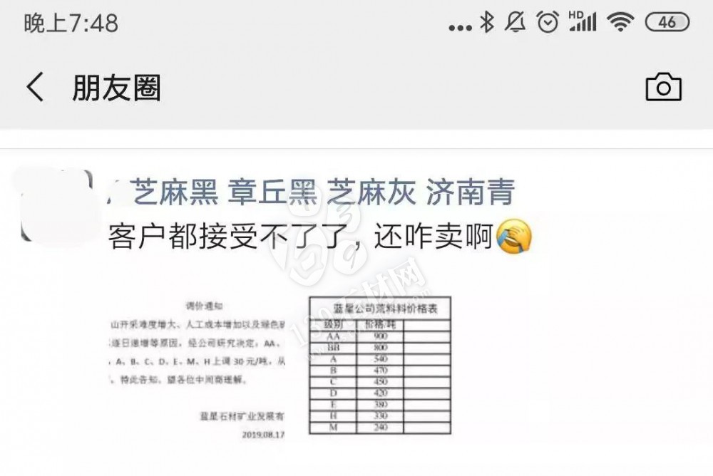 山東芝麻黑（章丘黑）上調(diào)30-50元/噸。附最新價格表！