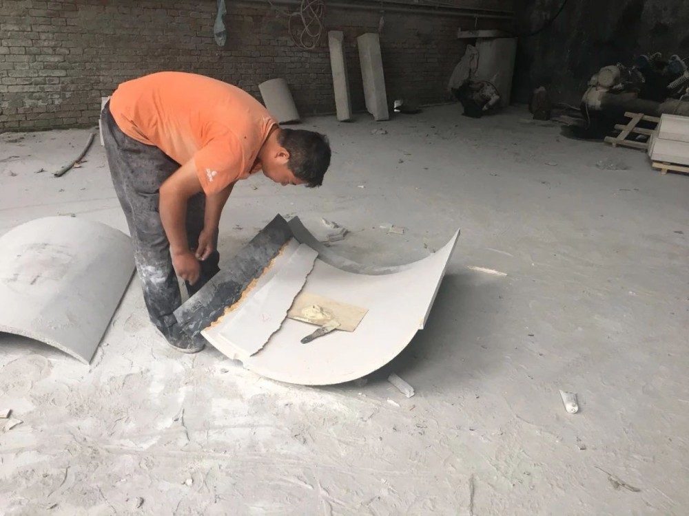 圖解石材圓柱弧形板的加工過(guò)程
