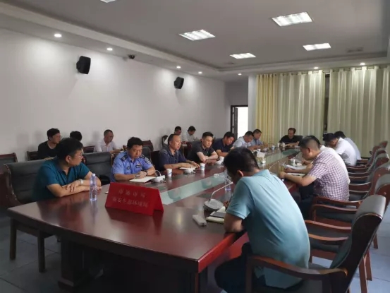 江蘇省南通市海安街道召開石材、瓷磚切割加工行業(yè)專項整治推進會