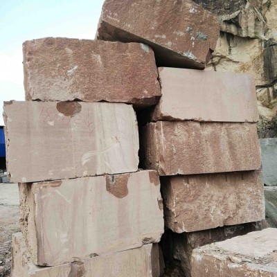 江西紅砂巖荒料廠家直銷、量大從優(yōu)！
